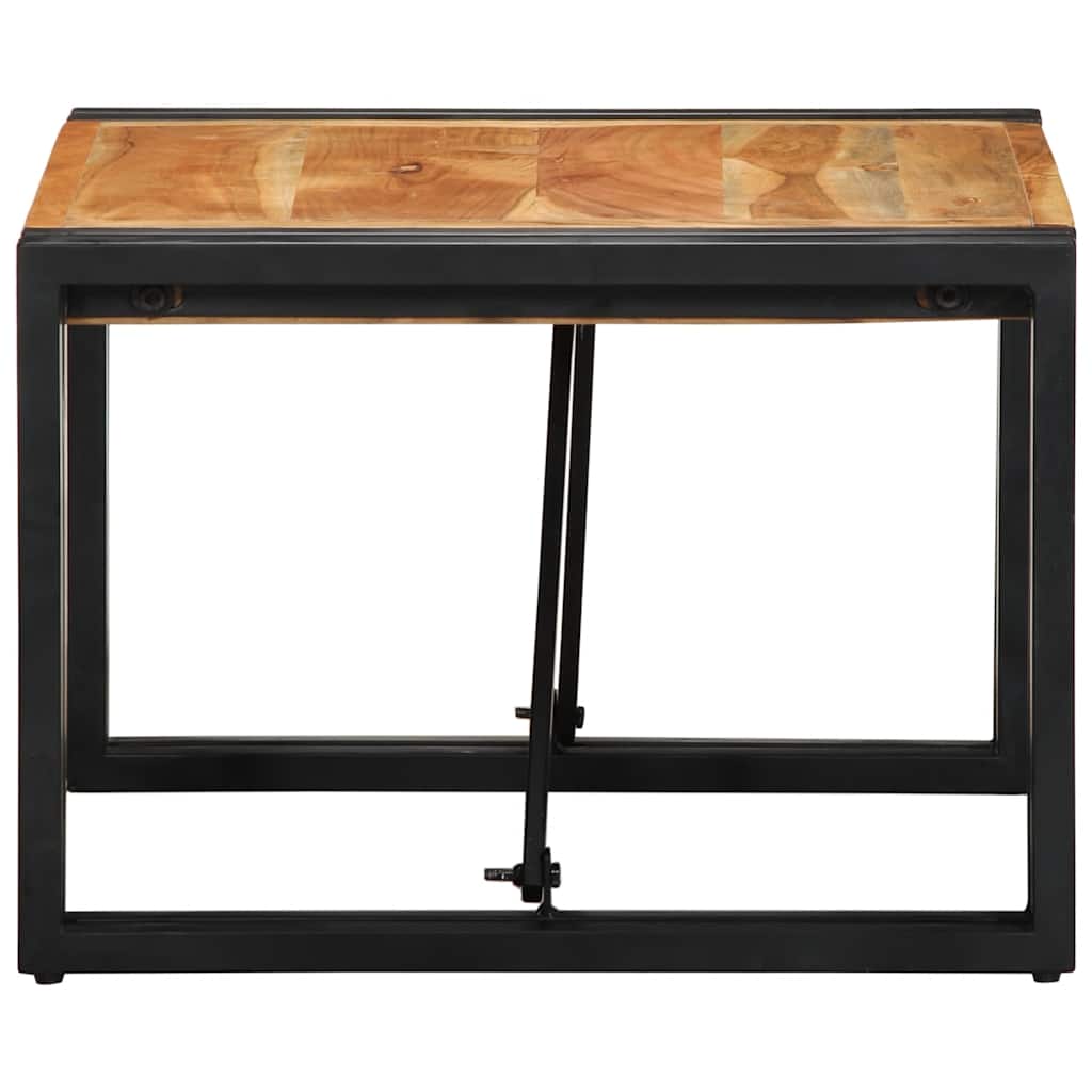 vidaXL Couchtisch 50x50x35 cm Massivholz Akazie