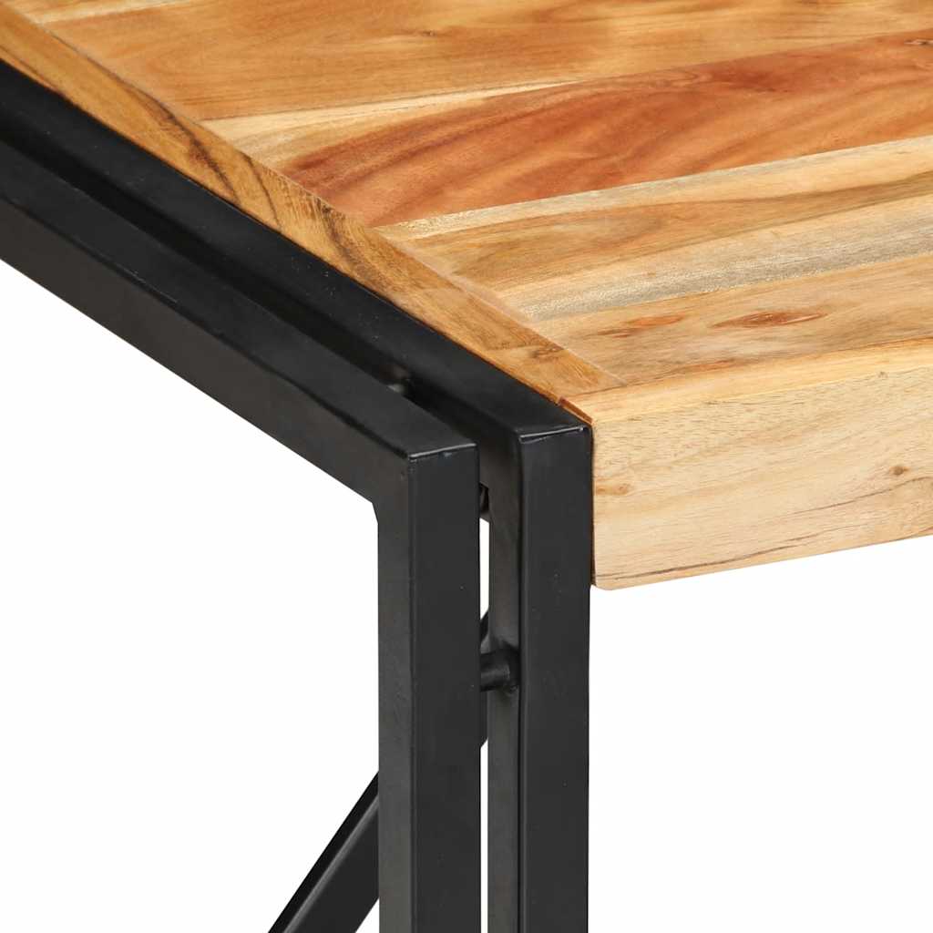 vidaXL Couchtisch 50x50x35 cm Massivholz Akazie