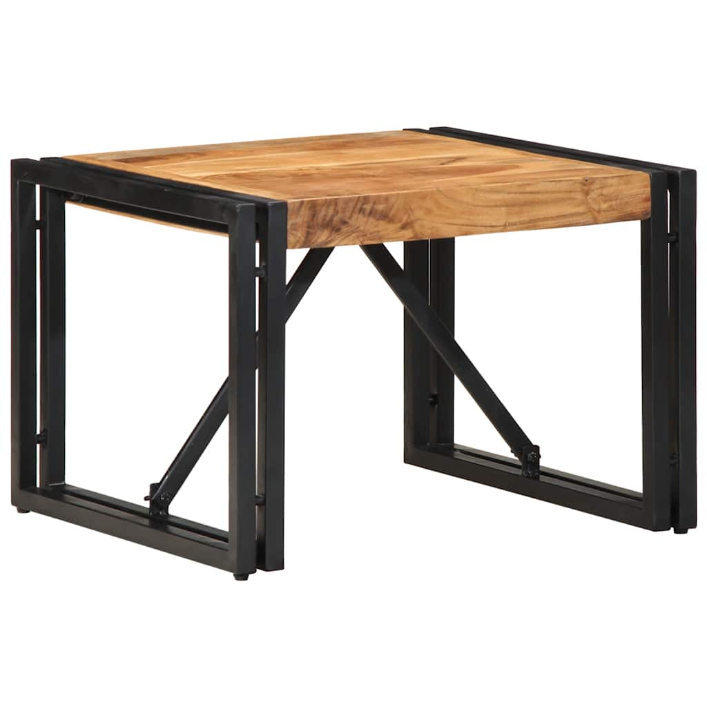 vidaXL Couchtisch 50x50x35 cm Massivholz Akazie