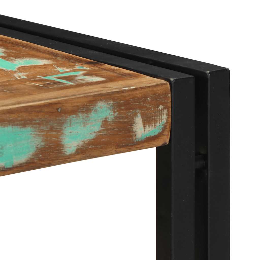 vidaXL Couchtisch Mehrfarbig 40x40x35 cm Altholz Massivholz