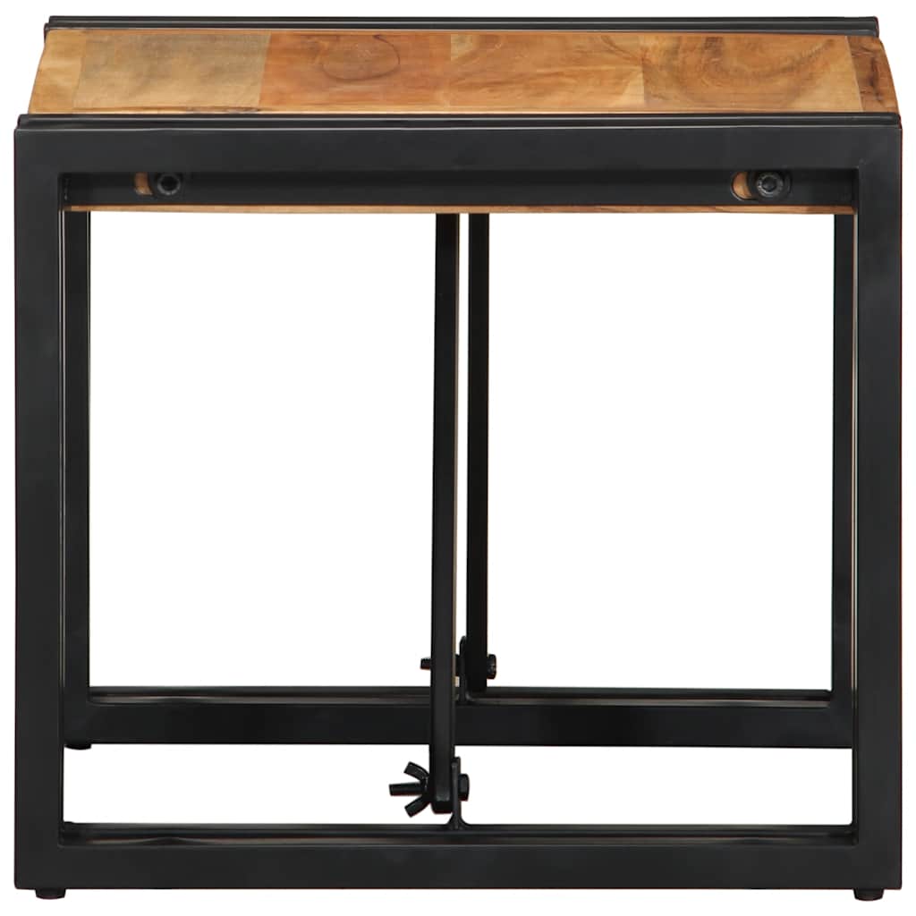 vidaXL Couchtisch 40x40x35 cm Massivholz Akazie