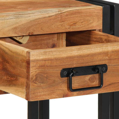 vidaXL Nachttisch Braun 40 x 35 x 50 cm Massivholz Akazie