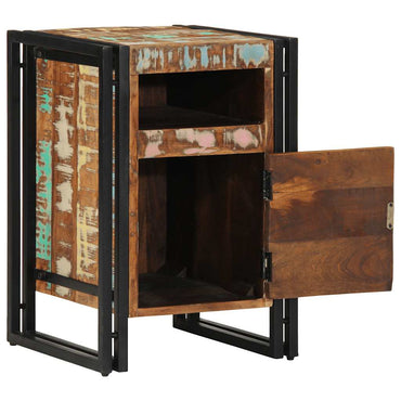 vidaXL Nachttisch 40x40x59 cm Altholz Massivholz