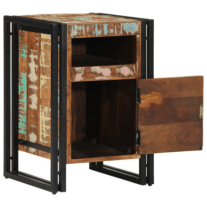vidaXL Nachttisch 40x40x59 cm Altholz Massivholz