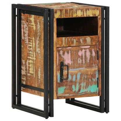 vidaXL Nachttisch 40x40x59 cm Altholz Massivholz