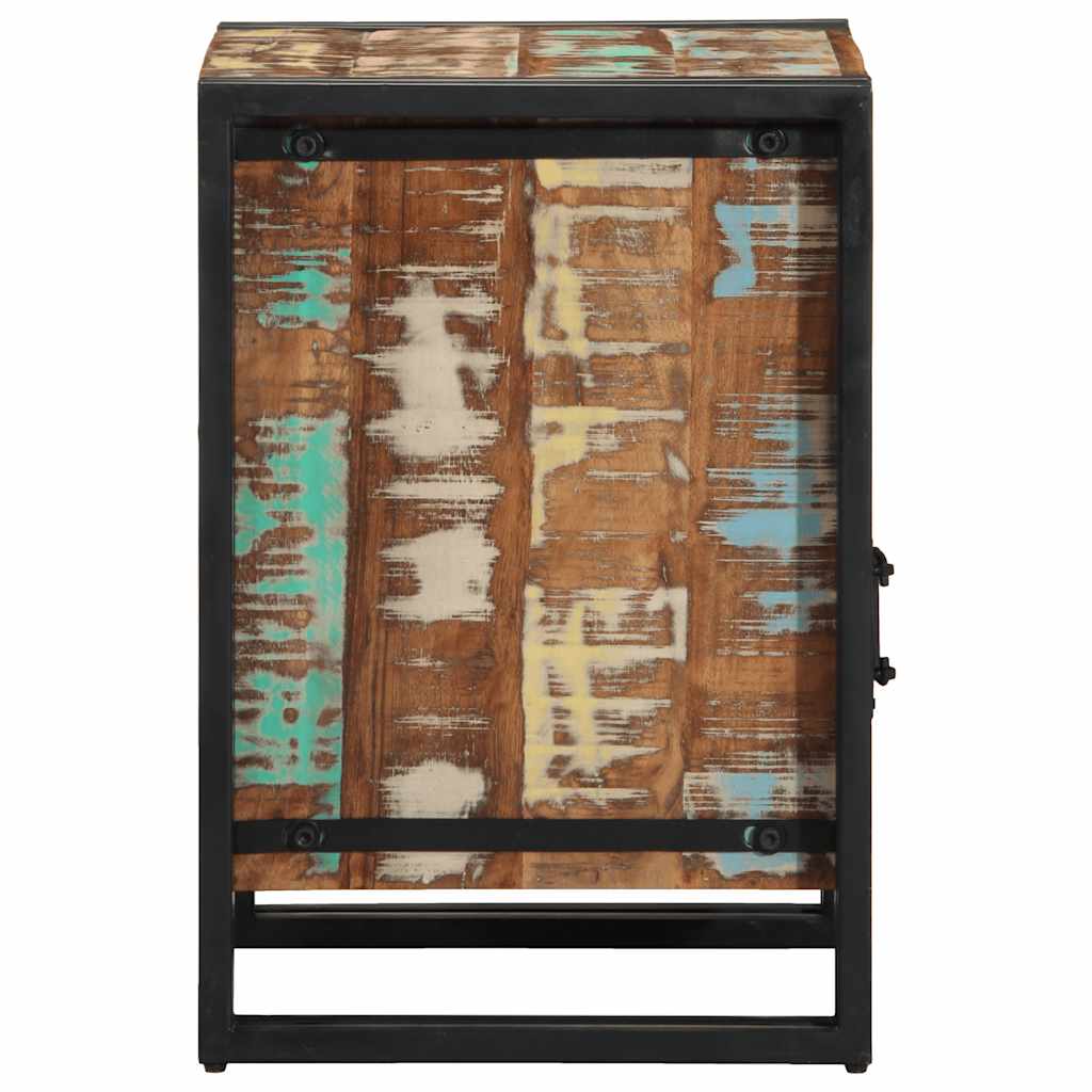 vidaXL Nachttisch 40x40x59 cm Altholz Massivholz
