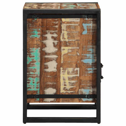 vidaXL Nachttisch 40x40x59 cm Altholz Massivholz