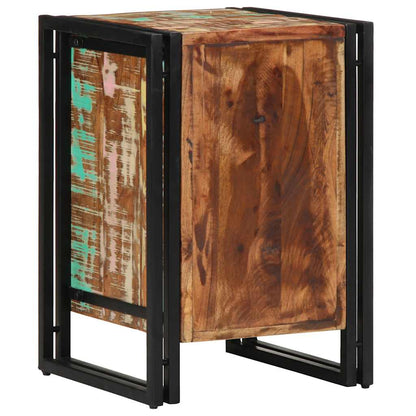 vidaXL Nachttisch 40x40x59 cm Altholz Massivholz