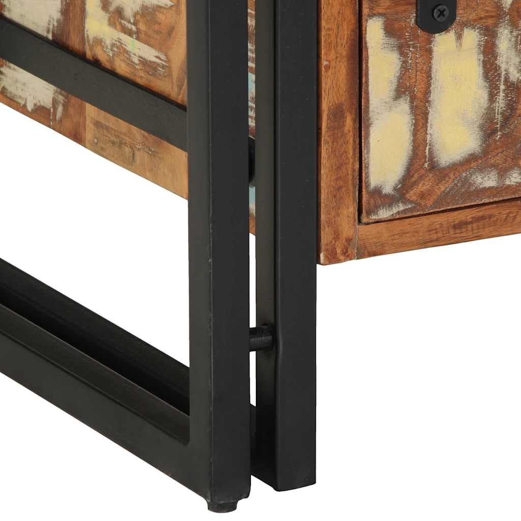 vidaXL Nachttisch 40x40x59 cm Altholz Massivholz