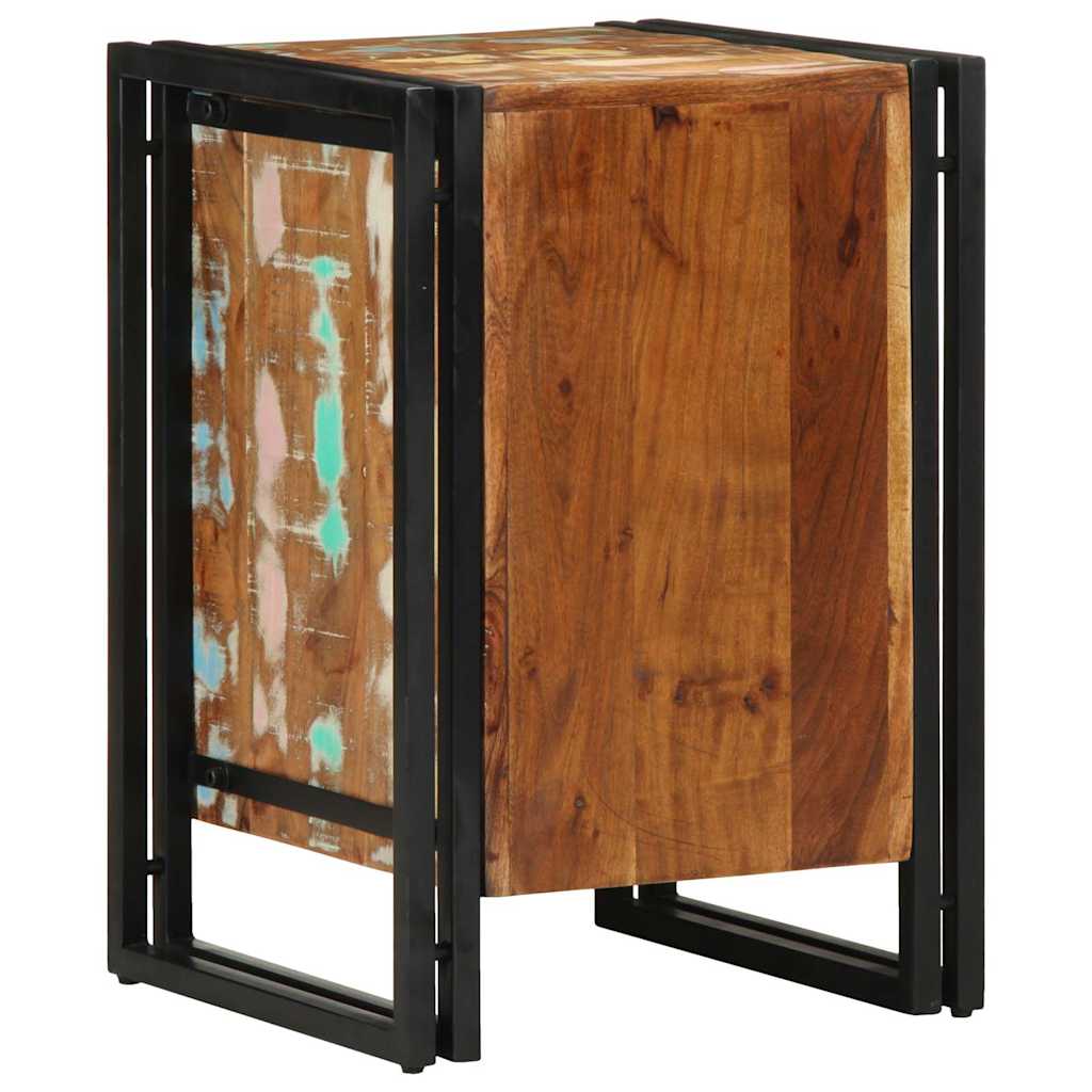 vidaXL Nachttisch 40x40x59 cm Altholz Massivholz