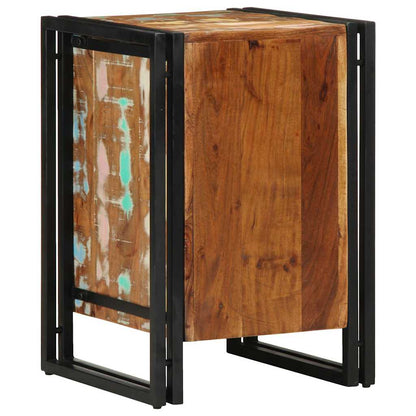 vidaXL Nachttisch 40x40x59 cm Altholz Massivholz
