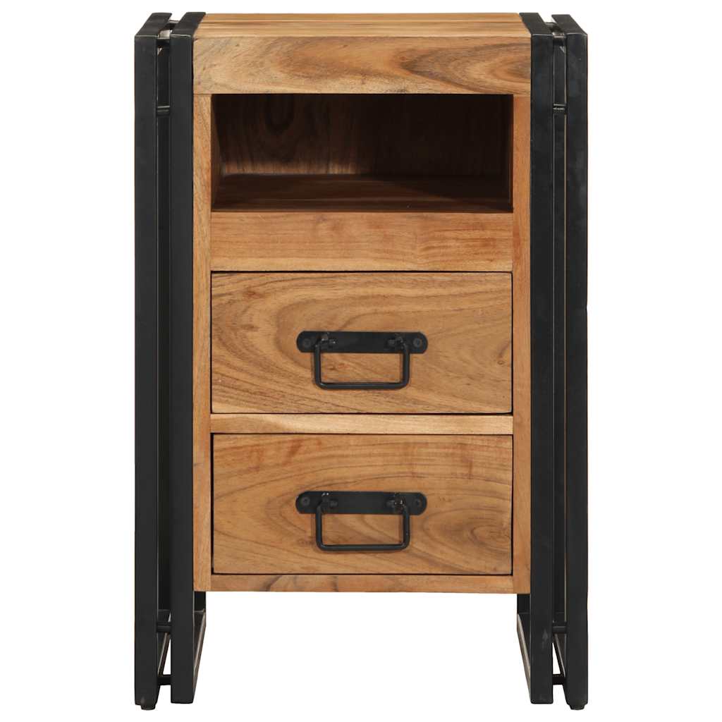 vidaXL Nachttisch 40x40x59 cm Massivholz Akazie