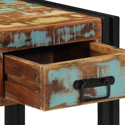 vidaXL Nachttisch Mehrfarbig 40 x 40 x 50 cm Massives Altholz