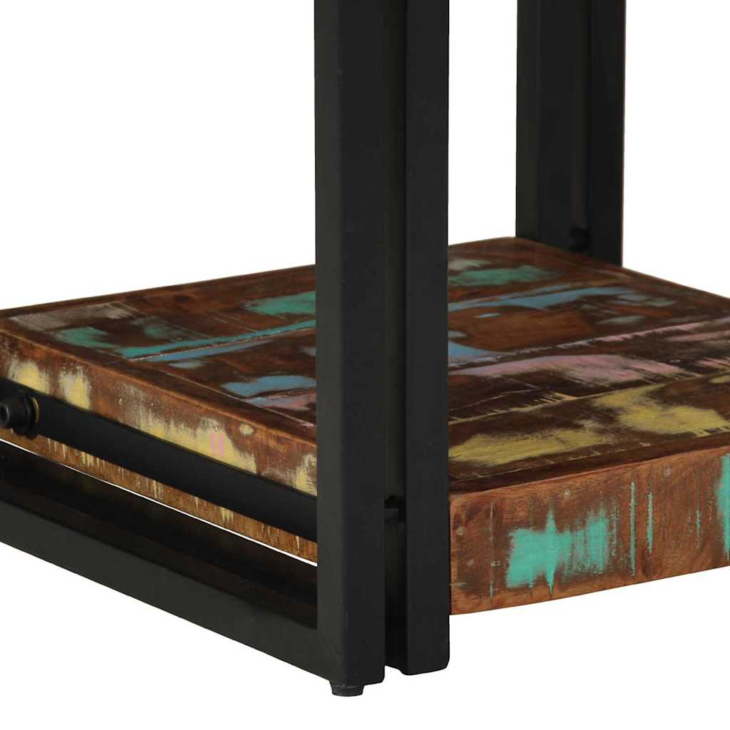 vidaXL Nachttisch Mehrfarbig 40 x 40 x 50 cm Massives Altholz