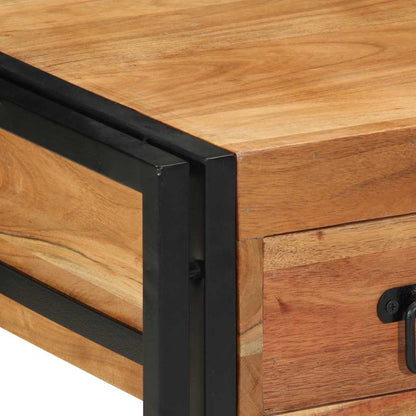 Nachttisch Braun 40 x 40 x 50 cm Massivholz Akazie