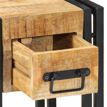 vidaXL Nachttisch Braun 30 x 30 x 40 cm Massivholz Mango