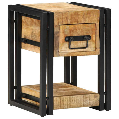 vidaXL Nachttisch Braun 30 x 30 x 40 cm Massivholz Mango