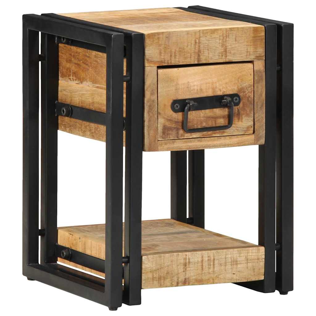 vidaXL Nachttisch Braun 30 x 30 x 40 cm Massivholz Mango