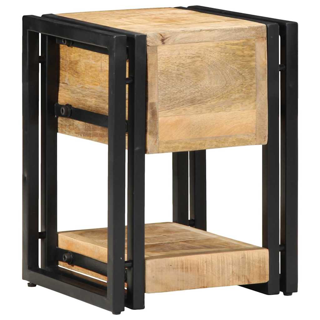 vidaXL Nachttisch Braun 30 x 30 x 40 cm Massivholz Mango