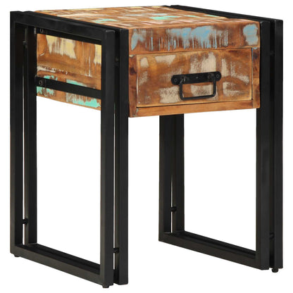 vidaXL Table d'appoint 40 x 40 x 50 cm Bois massif recyclé
