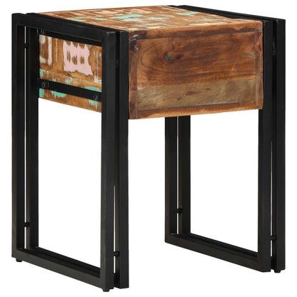 vidaXL Table d'appoint 40 x 40 x 50 cm Bois massif recyclé