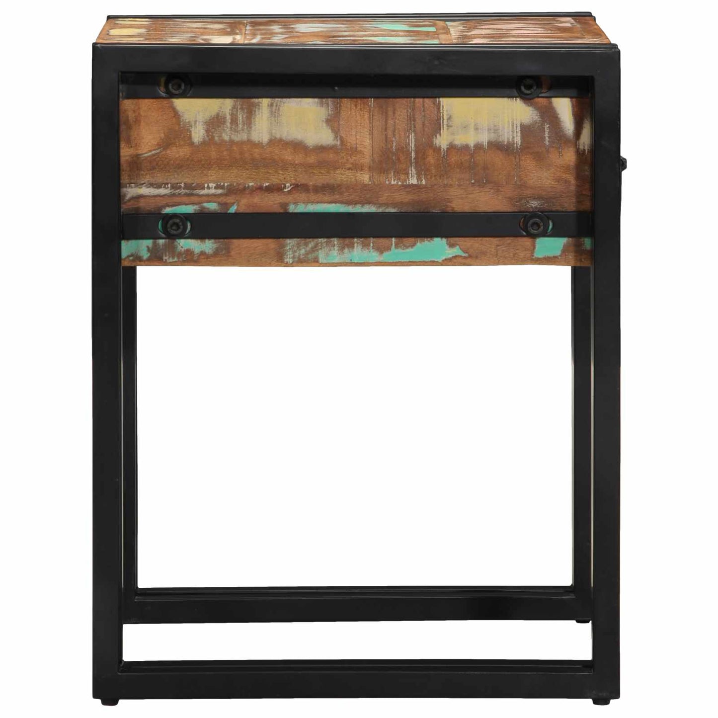 vidaXL Table d'appoint 40 x 40 x 50 cm Bois massif recyclé