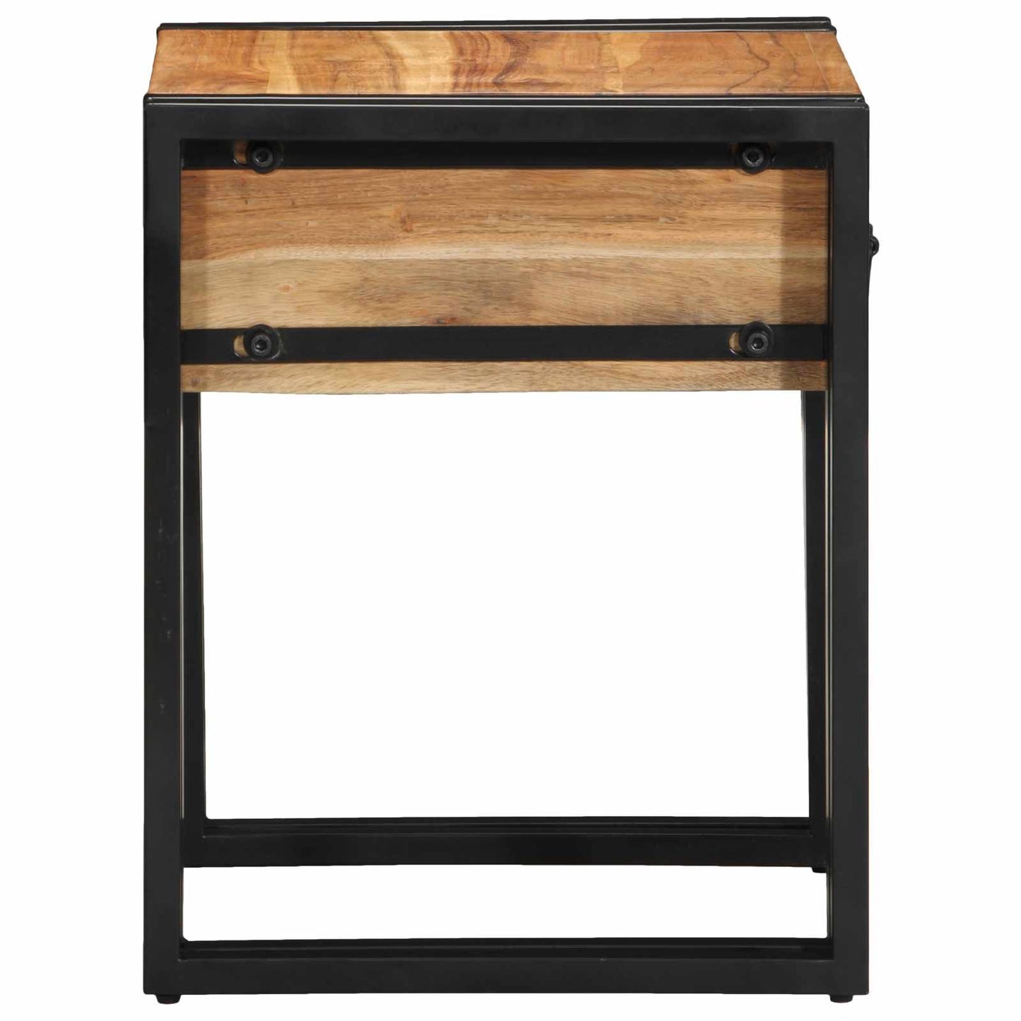 vidaXL Table d'appoint avec tiroirs 40 x 40 x 50 cm Bois d'acacia massif