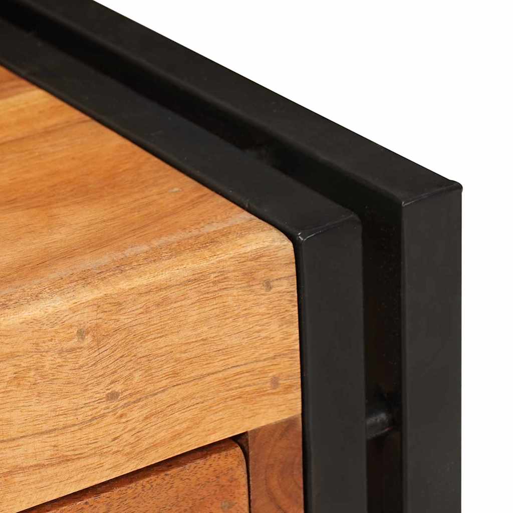 vidaXL Beistelltisch mit Schubladen 30 x 30 x 40 cm Massivholz Akazie