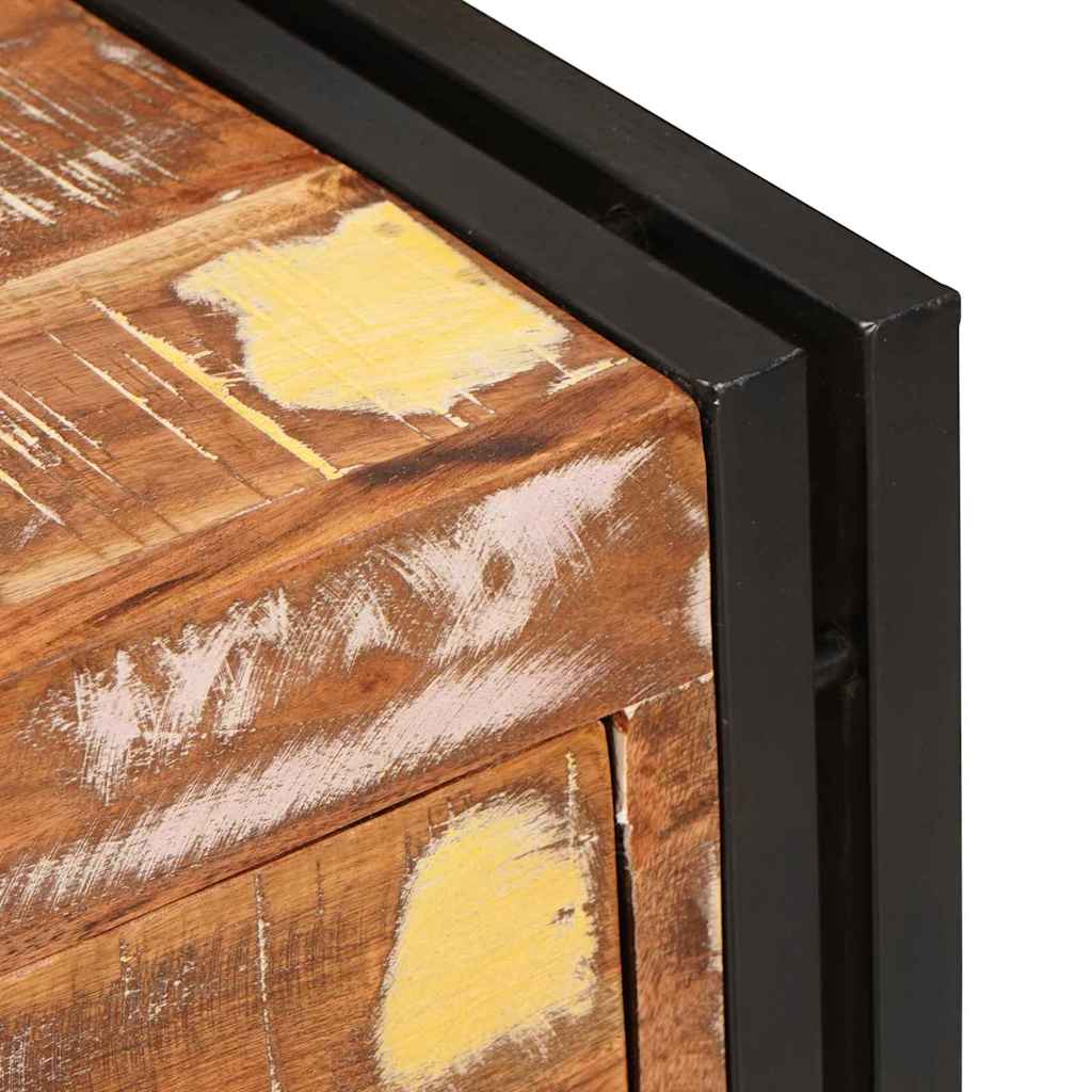 vidaXL Sideboard mit Schubladen Braun 66 x 33 x 70 cm Massives Altholz