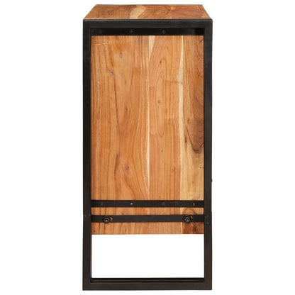 vidaXL Sideboard Braun 66 x 33 x 70 cm Massivholz Akazie