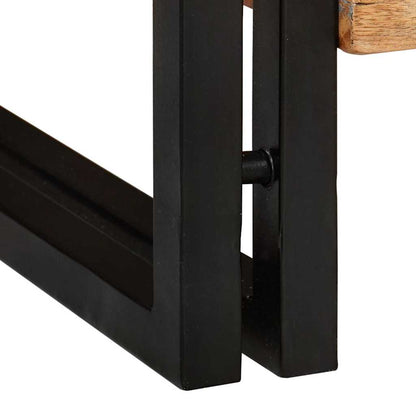 Schuhschrank mit Tür Braun 90 x 38 x 45 cm Massives Altholz