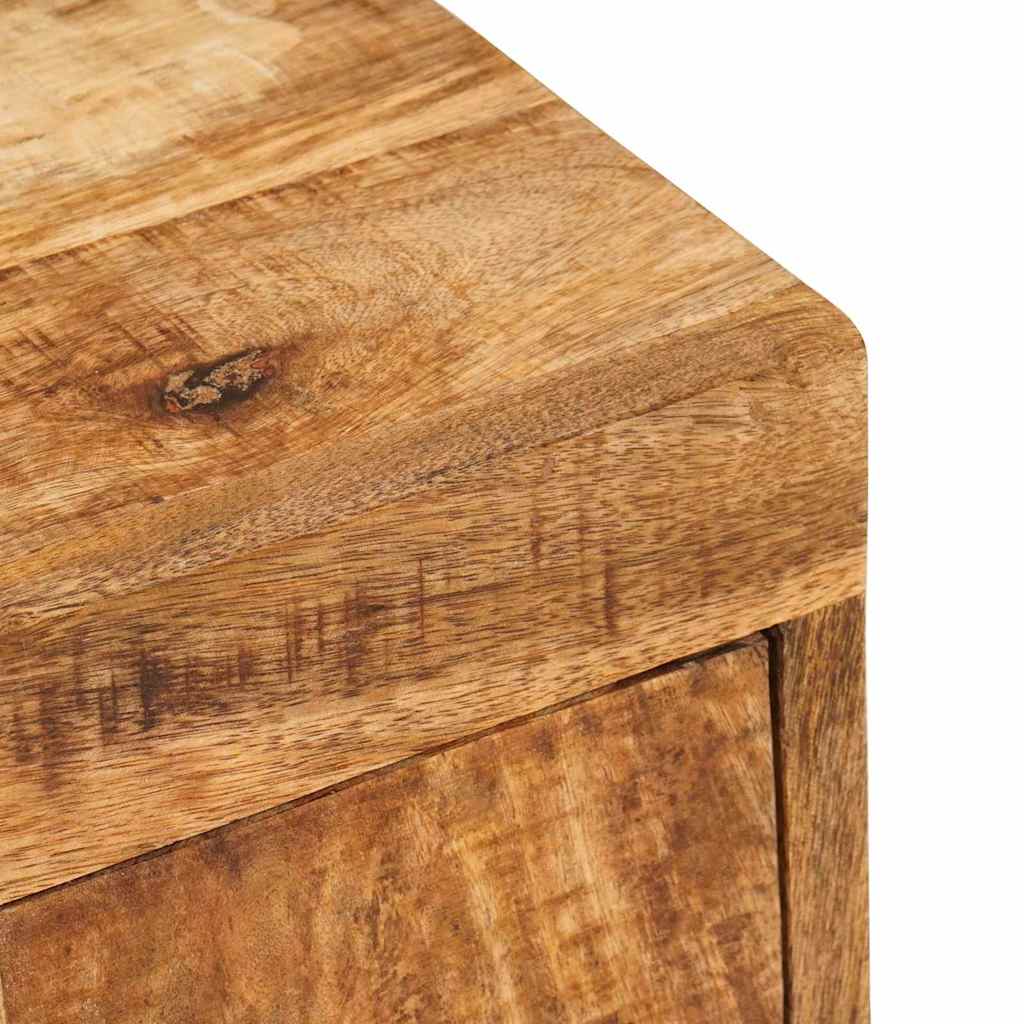 vidaXL Nachttisch 2 pcs Braun 35 x 33 x 48 cm Massivholz Mango