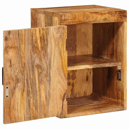 vidaXL Nachttisch 2 pcs Braun 35 x 33 x 48 cm Massivholz Mango