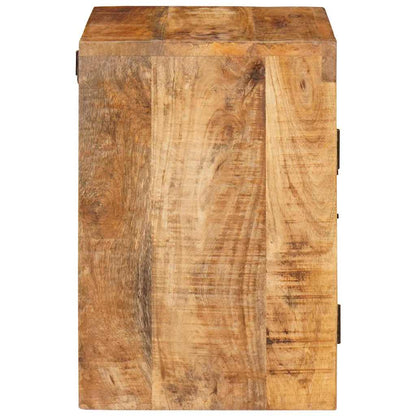 vidaXL Nachttisch 2 pcs Braun 35 x 33 x 48 cm Massivholz Mango