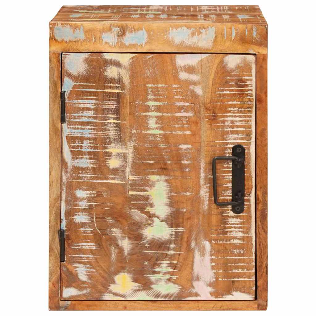 vidaXL Nachttisch Braun 35 x 33 x 48 cm Massivholz Altholz