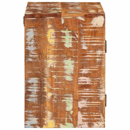 vidaXL Nachttisch Braun 35 x 33 x 48 cm Massivholz Altholz