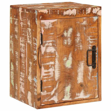 vidaXL Nachttisch 2 pcs Braun 35 x 33 x 48 cm Massivholz Altholz