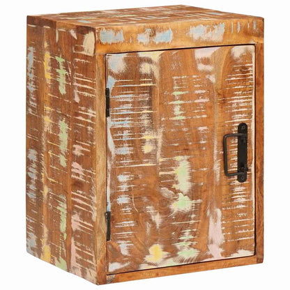 vidaXL Nachttisch 2 pcs Braun 35 x 33 x 48 cm Massivholz Altholz