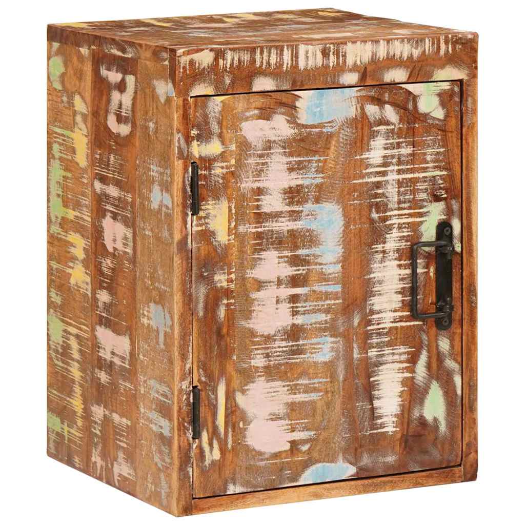 vidaXL Nachttisch 2 pcs Braun 35 x 33 x 48 cm Massivholz Altholz