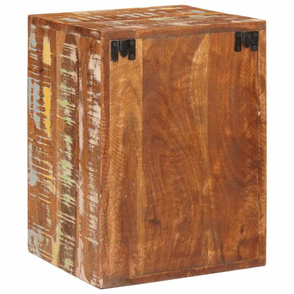 vidaXL Nachttisch 2 pcs Braun 35 x 33 x 48 cm Massivholz Altholz