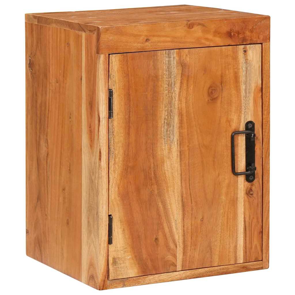vidaXL Nachttisch 2 pcs Braun 35 x 33 x 48 cm Massivholz Akazie