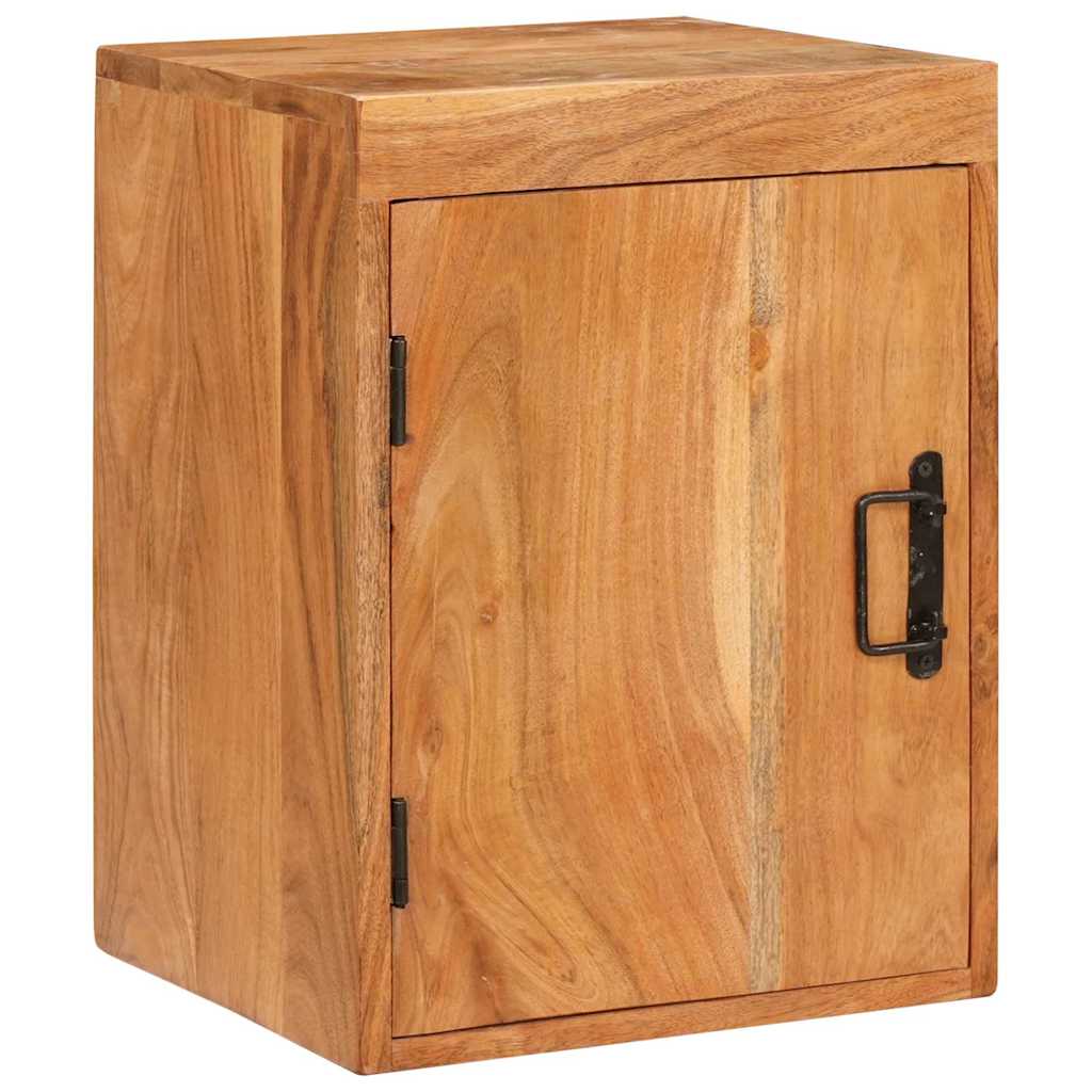 vidaXL Nachttisch 2 pcs Braun 35 x 33 x 48 cm Massivholz Akazie