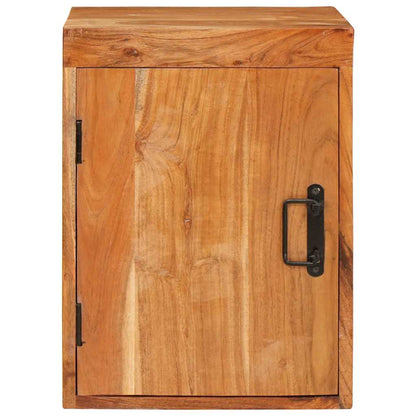 vidaXL Nachttisch 2 pcs Braun 35 x 33 x 48 cm Massivholz Akazie