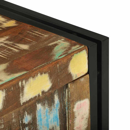 Aufbewahrungsbox Braun und Schwarz 60 x 40 x 41 cm Altholz