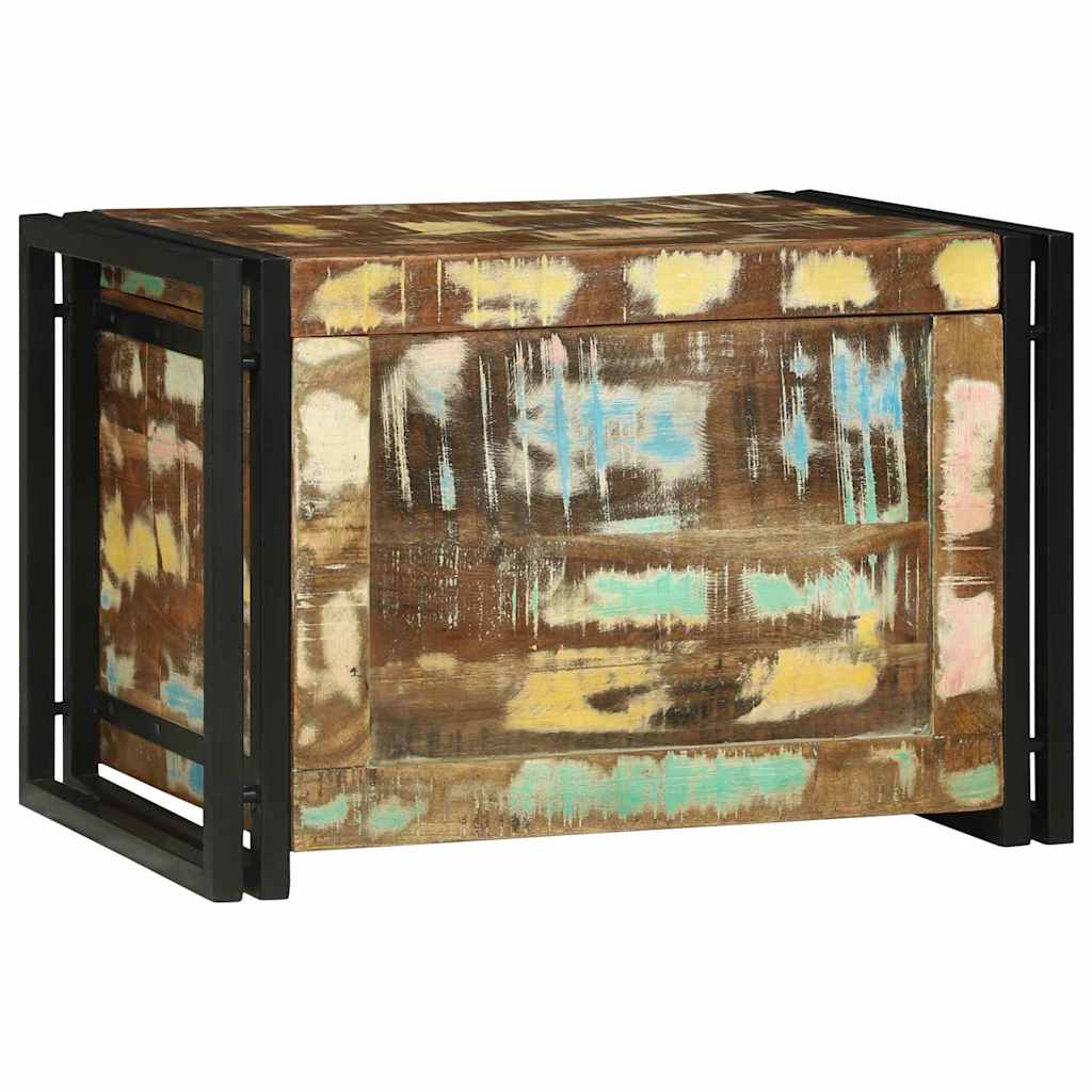 Aufbewahrungsbox Braun und Schwarz 60 x 40 x 41 cm Altholz