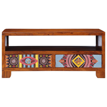 vidaXL Couchtisch 90x50x40 cm Massivholz Akazie