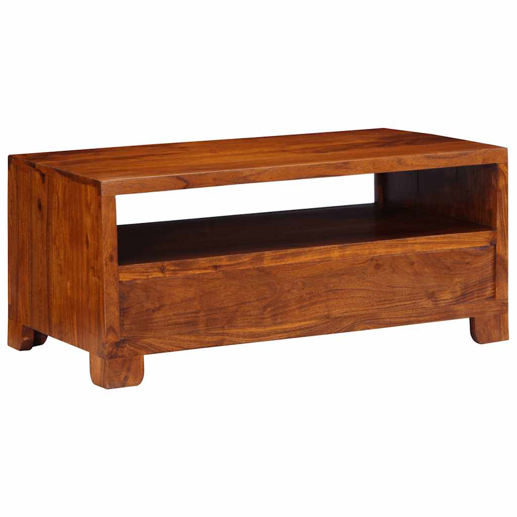 vidaXL Couchtisch 90x50x40 cm Massivholz Akazie