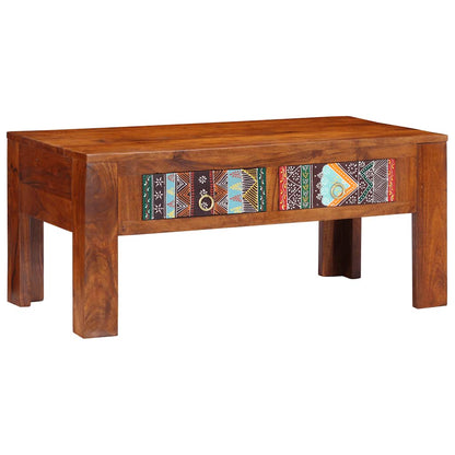 vidaXL Couchtisch 90x50x40 cm Massivholz Akazie