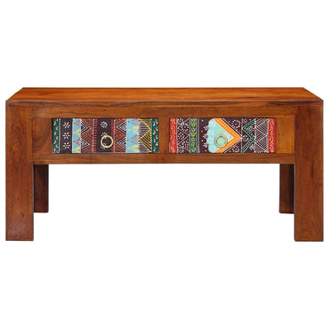 vidaXL Couchtisch 90x50x40 cm Massivholz Akazie