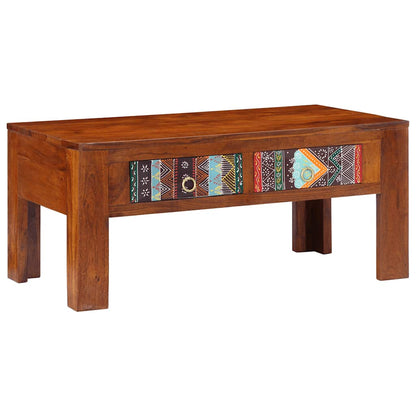 vidaXL Couchtisch 90x50x40 cm Massivholz Akazie